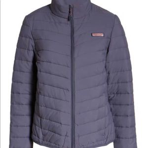 Vineyard Vines Womens Puffer Jacket, XS, Moonshine